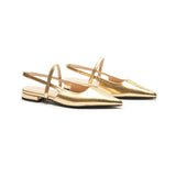 Pointed Toe Slingback Flats (Freya)