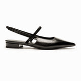 Crozzling-Slingback-Flats mit spitzer Zehenpartie (Freya)