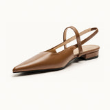 Pointed Toe Slingback Flats (Freya)