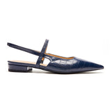 Crozzling-Slingback-Flats mit spitzer Zehenpartie (Freya)