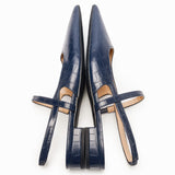 Crozzling-Slingback-Flats mit spitzer Zehenpartie (Freya)