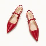 Pointed Toe Slingback Flats (Freya)
