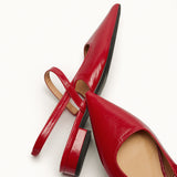 Pointed Toe Slingback Flats (Freya)