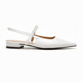 Pointed Toe Slingback Flats (Freya)