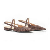 Pointed Toe Slingback Flats (Freya)