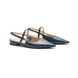 Pointed Toe Slingback Flats (Freya)（SALE）