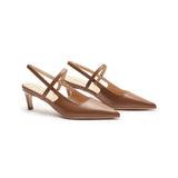 Pointed Toe Kitten heel Slingbacks (Helen)