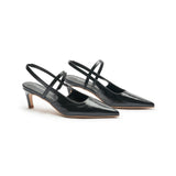 Pointed Toe Kitten heel Slingbacks (Helen)