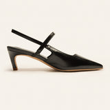 Pointed Toe Kitten heel Slingbacks (Helen)