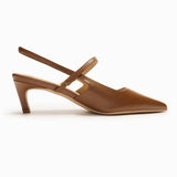 Pointed Toe Kitten heel Slingbacks (Helen)