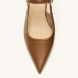 Pointed Toe Kitten heel Slingbacks (Helen)
