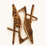 Pointed Toe Kitten heel Slingbacks (Helen)