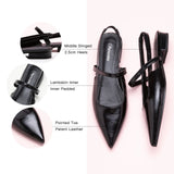 Pointed Toe Slingback Flats (Freya)