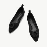 Ballerines en cuir souple Camellia