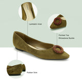 Ballerines en cuir souple Camellia
