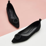 Ballerines en cuir souple Camellia
