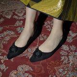 Ballerines en cuir souple Camellia