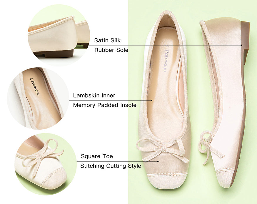    Fashionable-ivory-bowknot-ballet-flats-crafted-with-a-silky-finish_-ideal-for-a-stylish-statement.