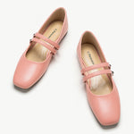     Feminine-pink-double-strap-mary-jane-adding-a-playful-and-charming-touch-to-your-look.