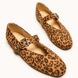V-Cut Design Mary Jane Flats(Remy)(market）