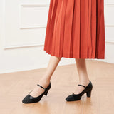 Mary Jane Block Heel Pump (Jessica)