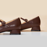 Block Heel Mary Janes(Kara M)