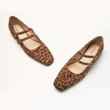 Double-Straps Block Heel Mary Jane (Alyssa A）