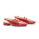 Double-Straps Slingback Mary Jane (Alyssa S）