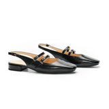 Double-Straps Slingback Mary Jane (Alyssa S）