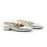 Double-Straps Slingback Mary Jane (Alyssa S）