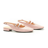 Double-Straps Slingback Mary Jane (Alyssa S）