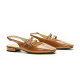Double-Straps Slingback Mary Jane (Alyssa S）