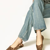 Square Toe Block Heel Slingback Sandals (Alyssa F)