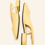 Square Toe Block Heel Slingback Sandals (Alyssa F)