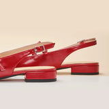 Double-Straps Slingback Mary Jane (Alyssa S）