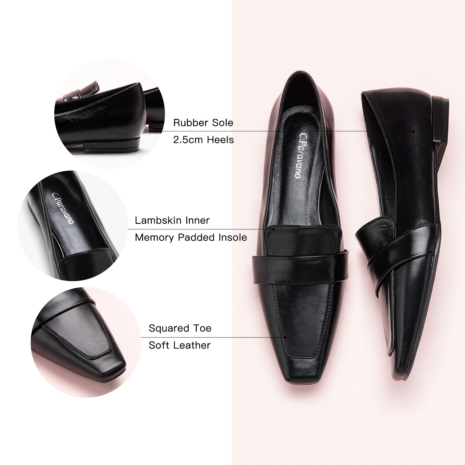 Black Penny Strap Platform Loafers, a classic and stylish choice for making a statement