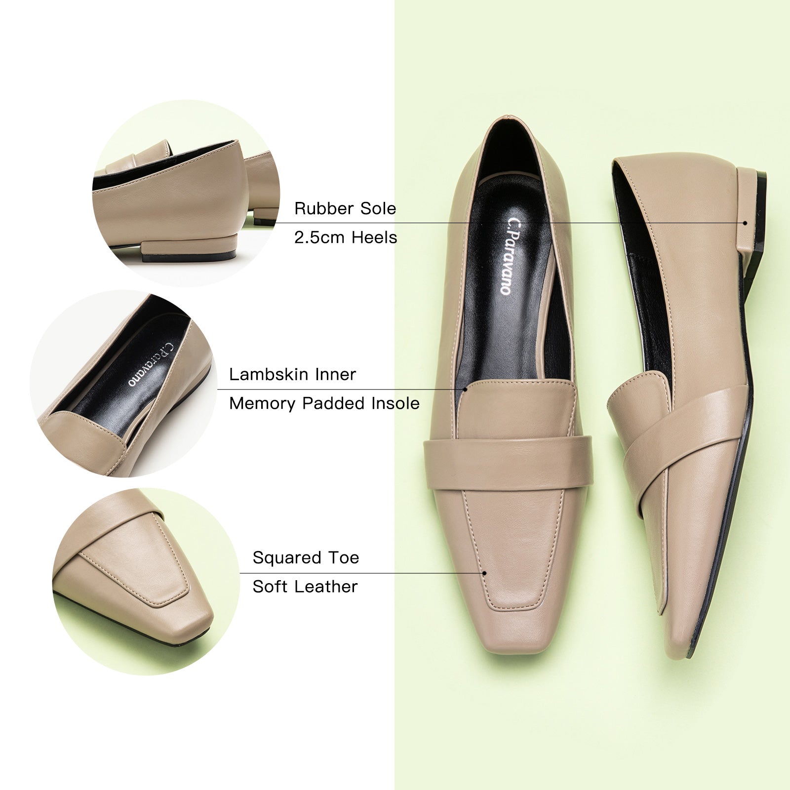 Camel Penny Strap Loafers, providing a timeless and sophisticated addition to your footwear collection.