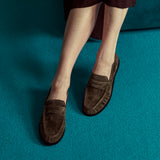 Kid Suede Penny Loafers (Soho Suede)