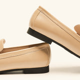 Gold Bit Round Toe Loafers (Loraine)（Market）