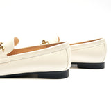Gold Bit Round Toe Loafers (Loraine)