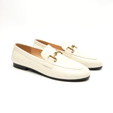 Gold Bit Round Toe Loafers (Loraine)