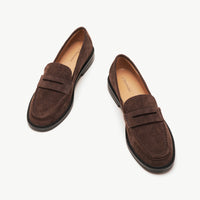 Suede Serenity Penny Loafers (Valora)
