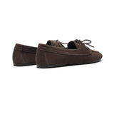 Soft Leather Lace-Up Loafers(Luisa)