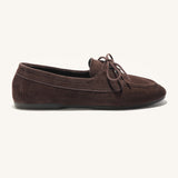 Soft Leather Lace-Up Loafers(Luisa)