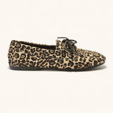 Soft Leather Lace-Up Loafers(Luisa)