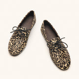 Soft Leather Lace-Up Loafers(Luisa)