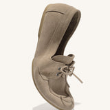 Soft Leather Lace-Up Loafers(Luisa)