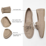 Soft Leather Lace-Up Loafers(Luisa)