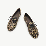 Soft Leather Lace-Up Loafers(Luisa)