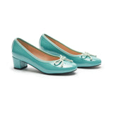 Bow knotted Ballet Block Heels (Lacy)